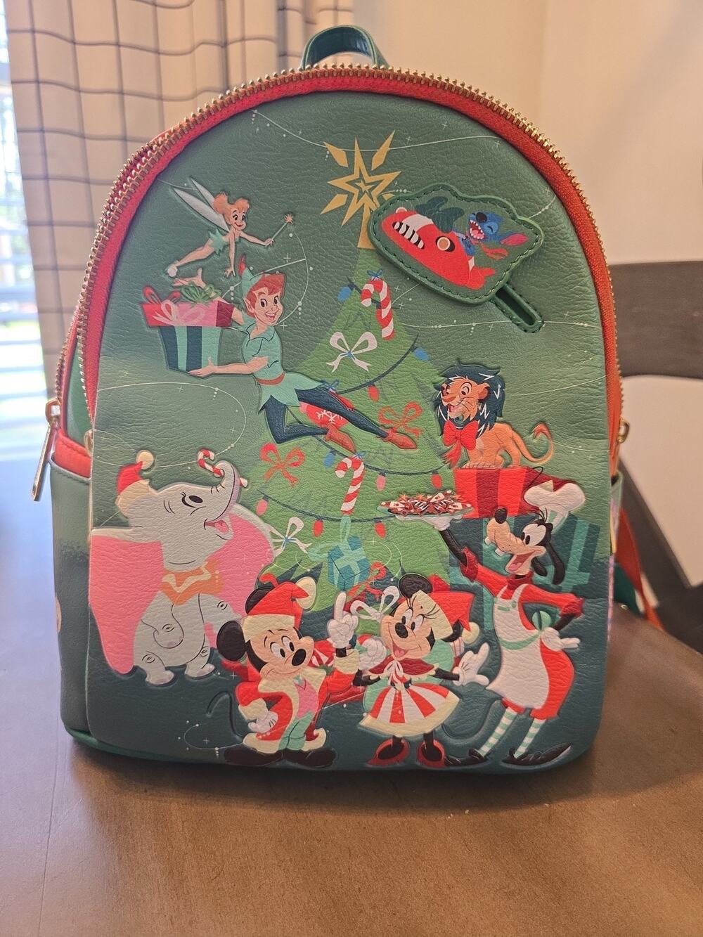 Disney Parks 2023 Classic Christmas Mickey & Friends Backpack Loungefly Glows